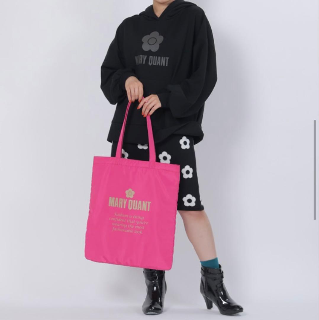 新品タグ付】マリークワント❤️トート バッグ 限定 ピンク - メルカリ