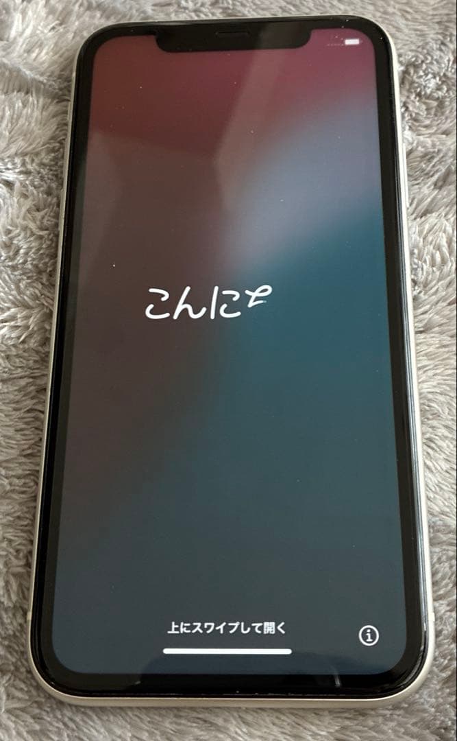 iPhone 11 本体 64GB ホワイトSIMフリー バッテリー78%初期化 訳アリ/バッテリー100%】iPhone11 64GB SIMフリー 786 訳アリ