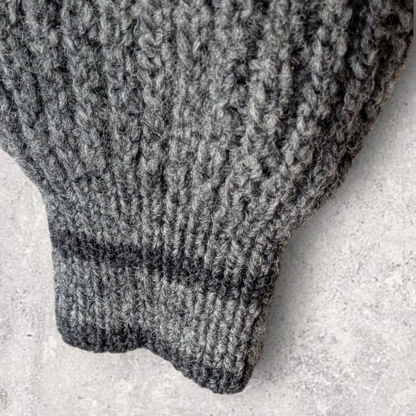 70s ブルックスブラザーズ アイルランド製 黒タグ セーター ウール XL