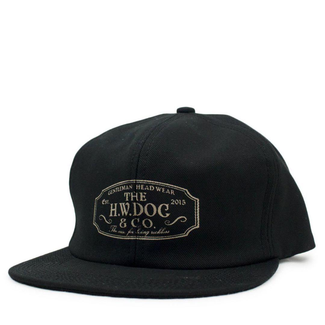 H.W.DOG & CO. ブラックベースボールキャップ サイズ40