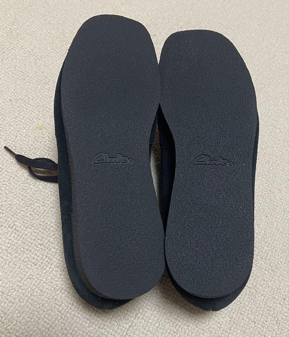 Clarks Wallabees ブラック モカシン　24.5cm
