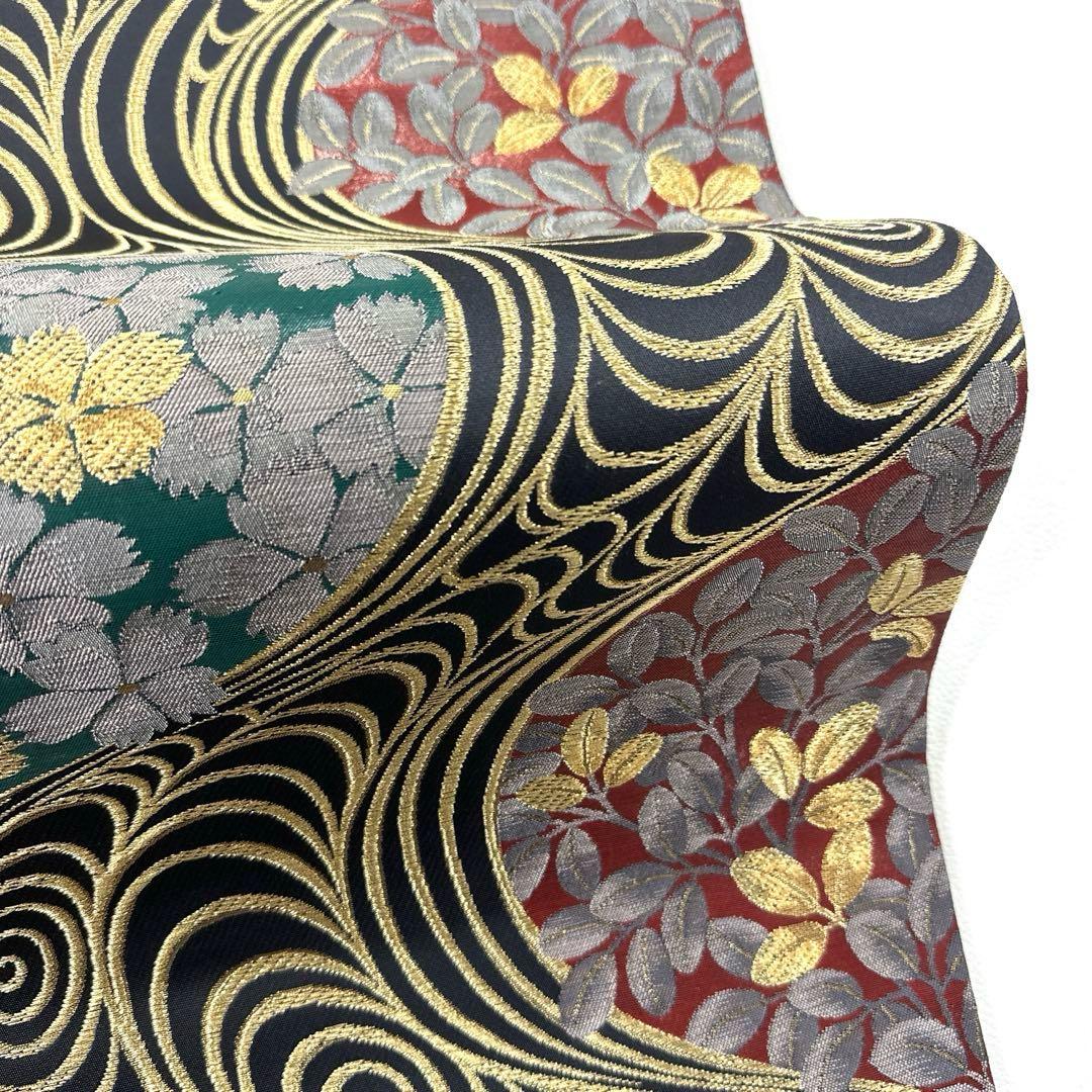 帯6322 ○中村乃武夫 高級 正絹 六通 袋帯 - メルカリ