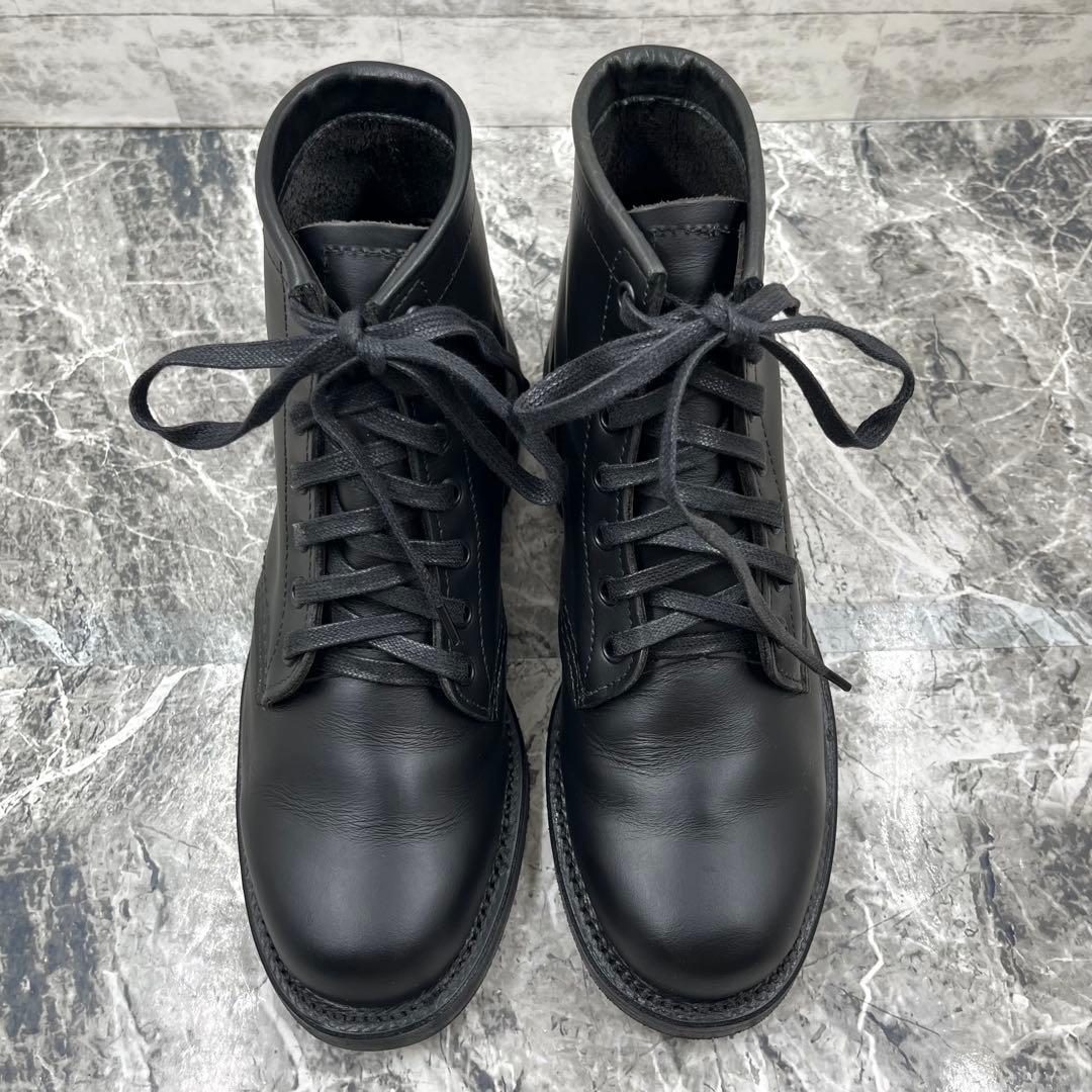 美品】 チペワ 6インチ ユーティリティ ブーツ US7 ブラック USA製