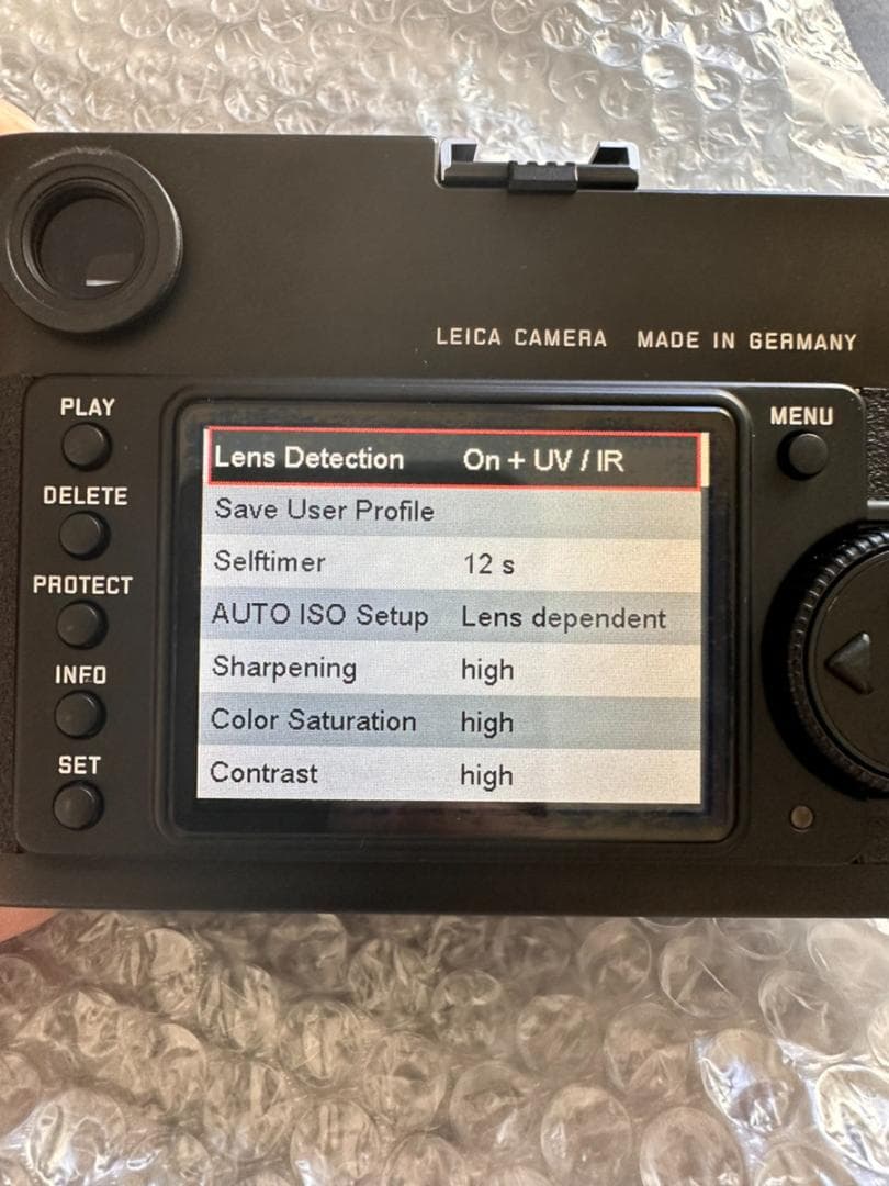 超レア 【美品 元箱】 ライカ LEICA M8 ブラック ショット数2590回