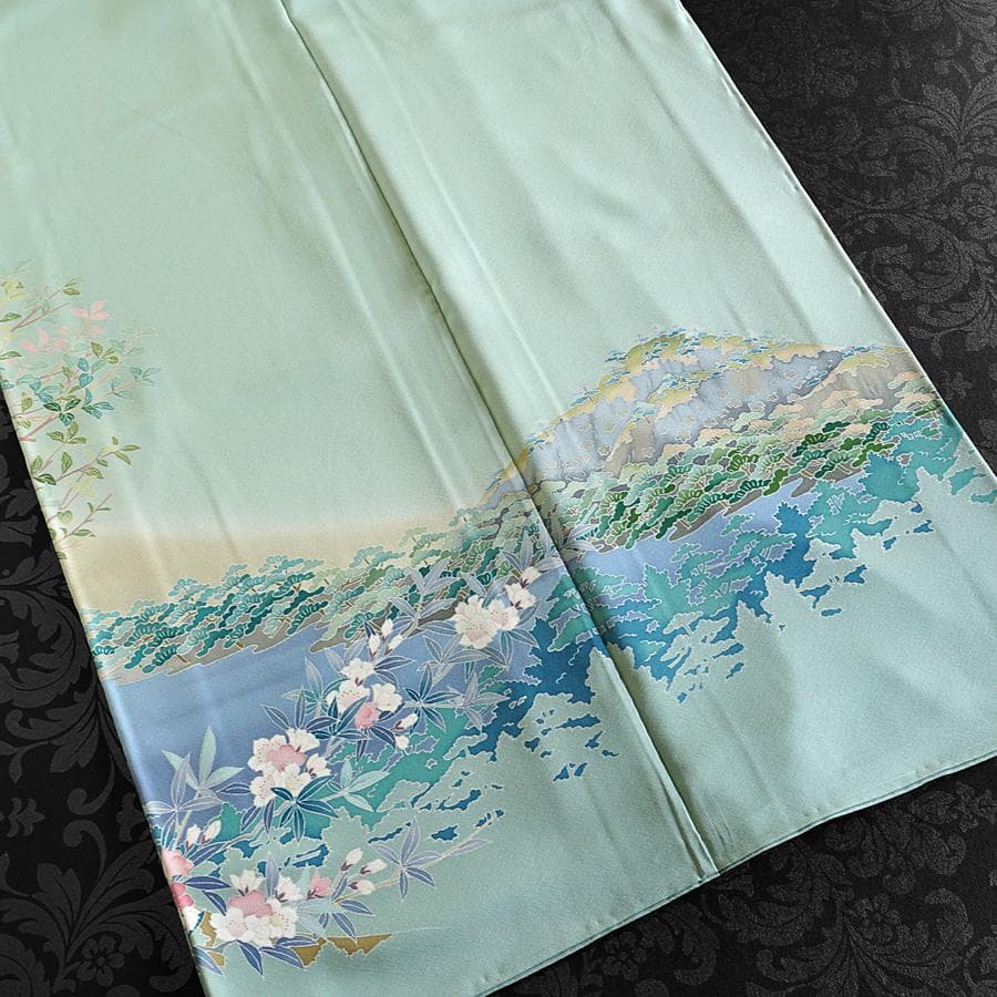 色留袖 本加賀友禅 奥田勝将作 未仕立て 訳あり 在庫保管品 - メルカリ