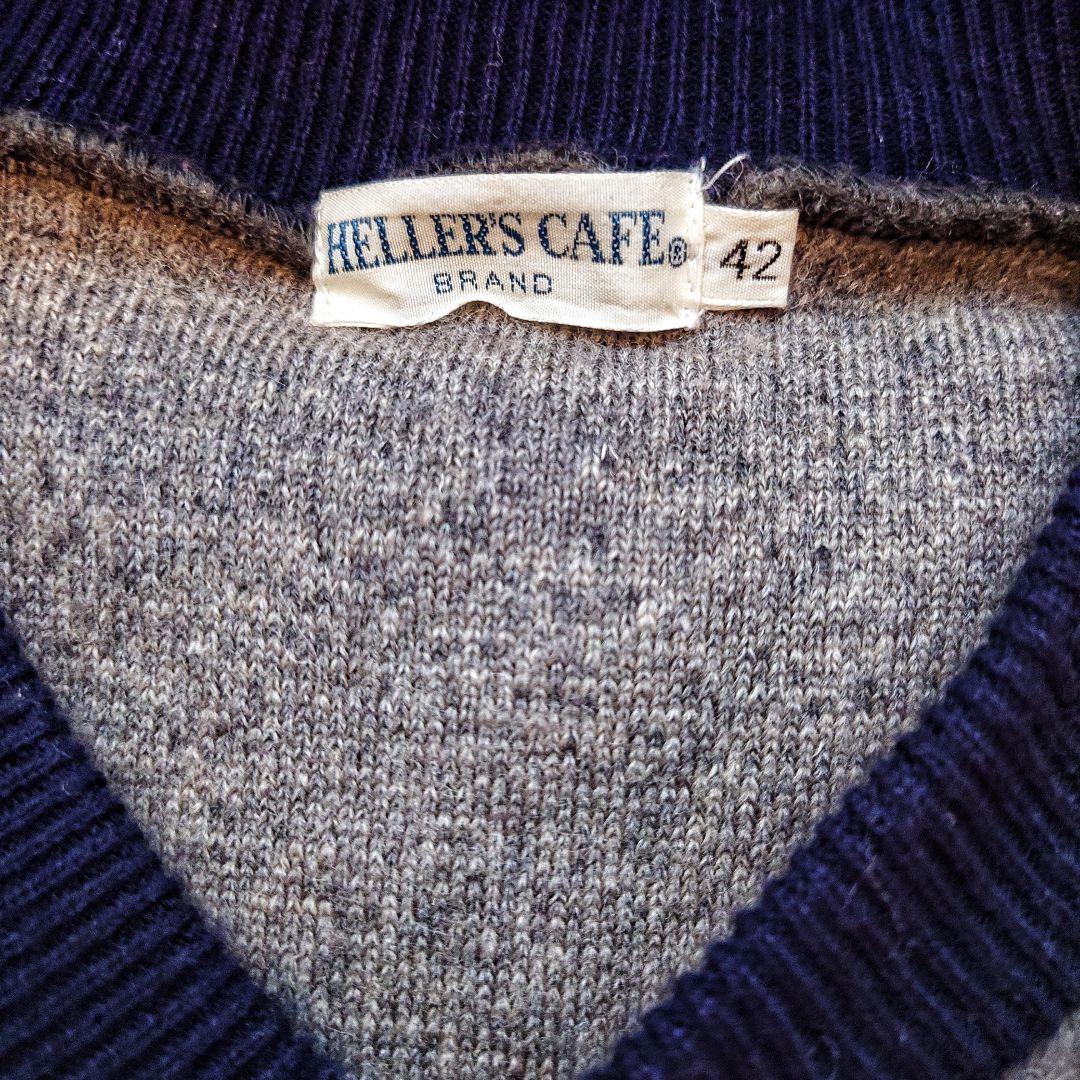 希少サイズ 42 XL相当 フリース パイルベスト ヘラーズカフェ ウエア