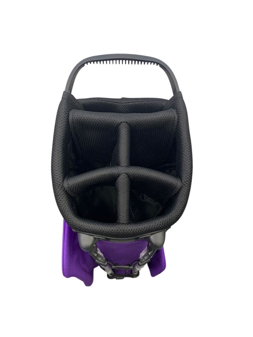 開封済・未使用】BACK SPIN! スタンドキャディバッグ パープル ゴルフ