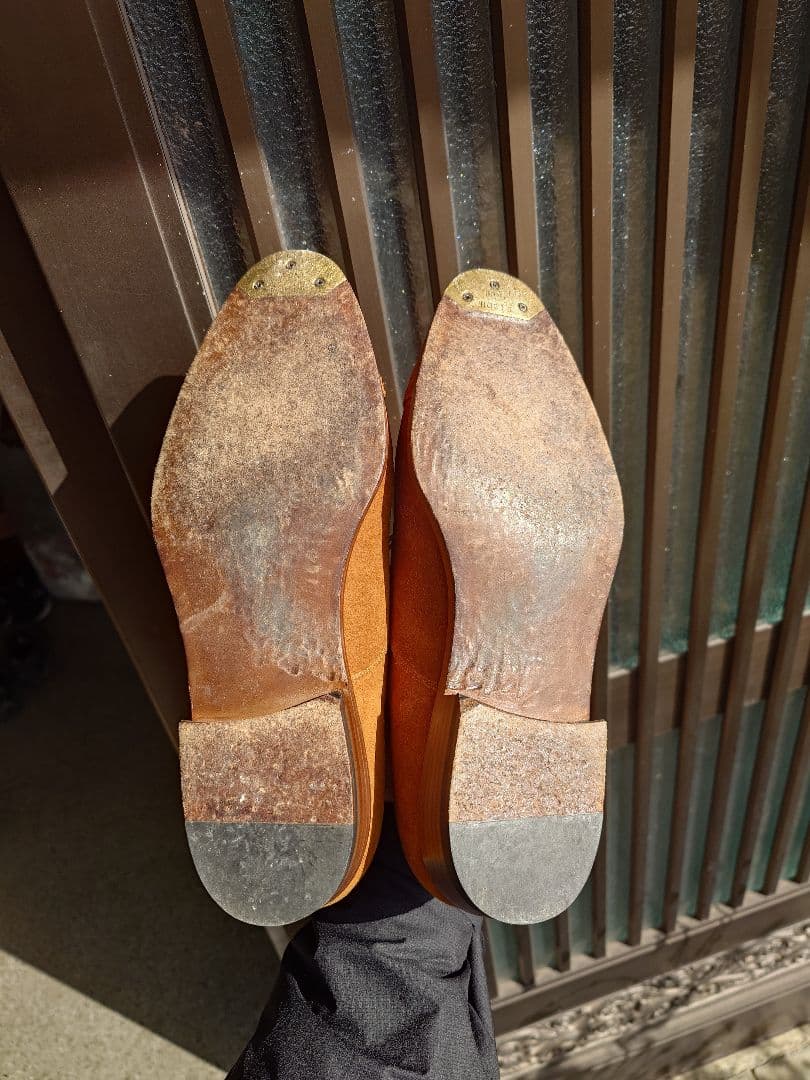 IRON DRESS アイアンドレス 6D スェードパンチドキャップトゥ - メルカリ