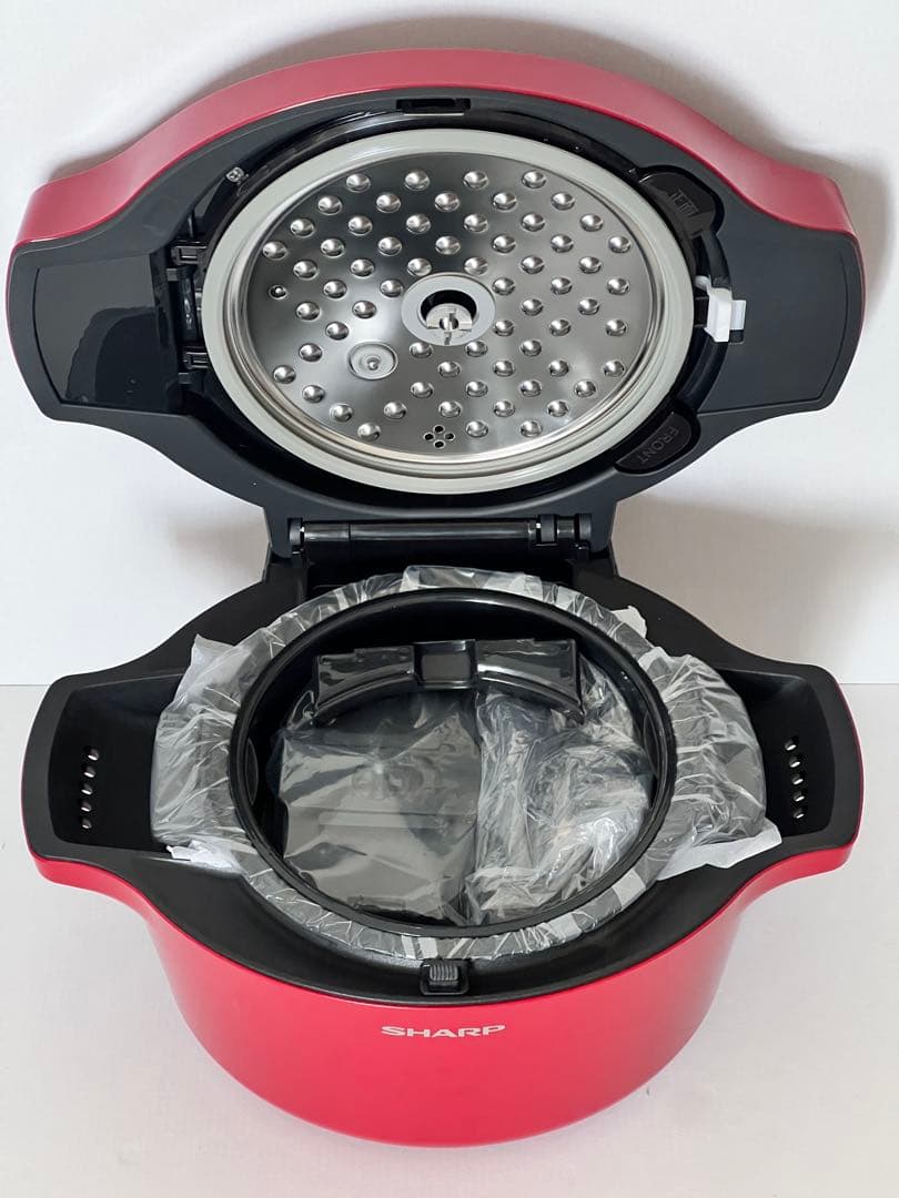 【未使用品】シャープ ヘルシオ ホットクック 1.6L レッド