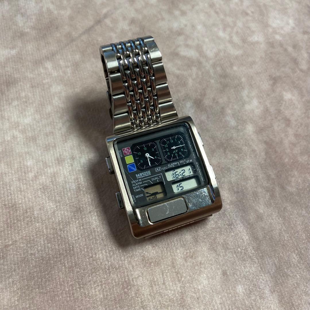 CITIZEN INDEPENDENT 8987-L19010 腕時計 稼働品 Yahoo!オークション - 稼働品 保管品 CITIZEN シチズン インディペンデ