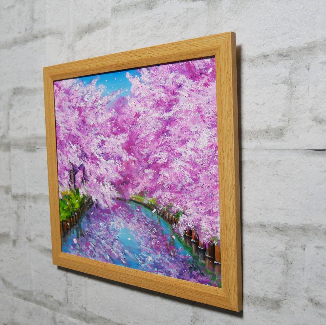 油絵 油彩 油彩画 絵画 絵【さくらロード】 - メルカリ
