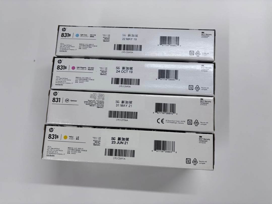 HP Latex 831B インクカートリッジ 9本セット - プリンター・複合機新着