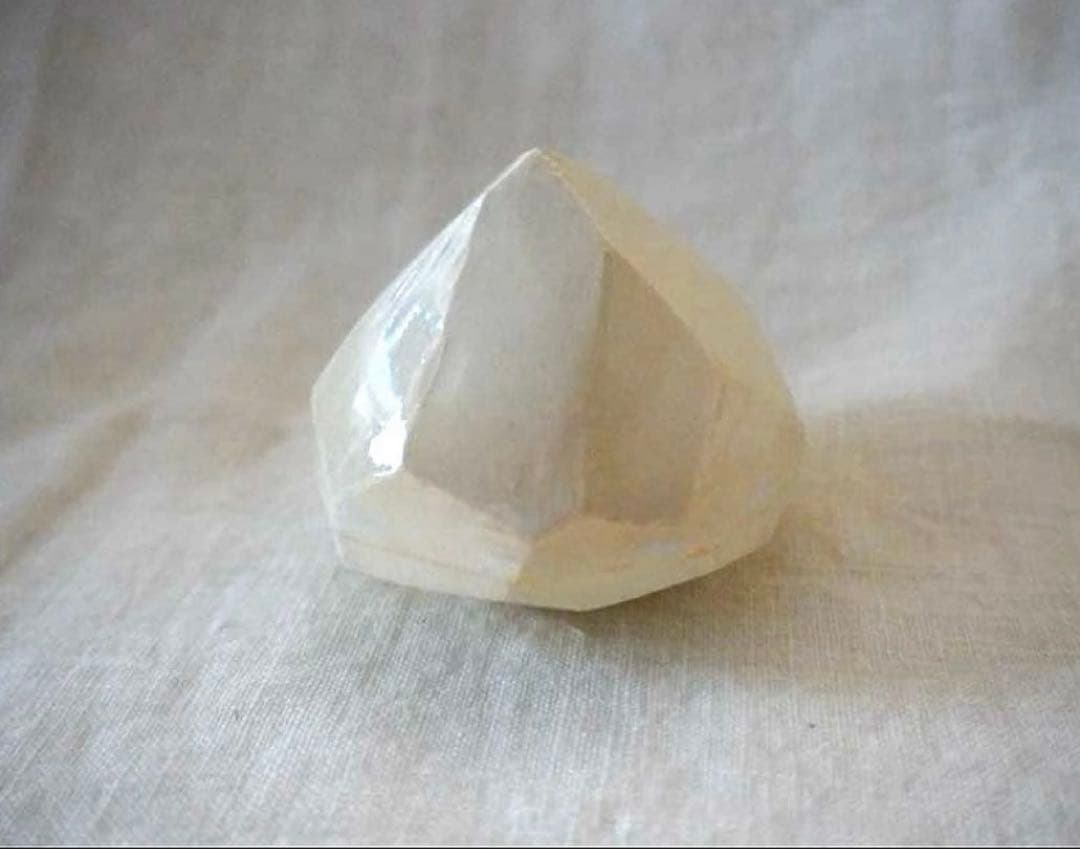 中里花子_ 蓋物 ダイアモンド 塩入れ