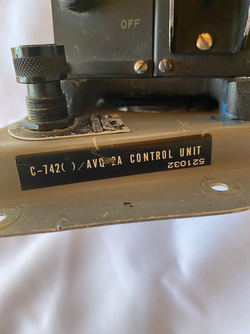 GRUMMAN S2F TRACKER サーチライトコントロールユニット 操縦桿 - メルカリ