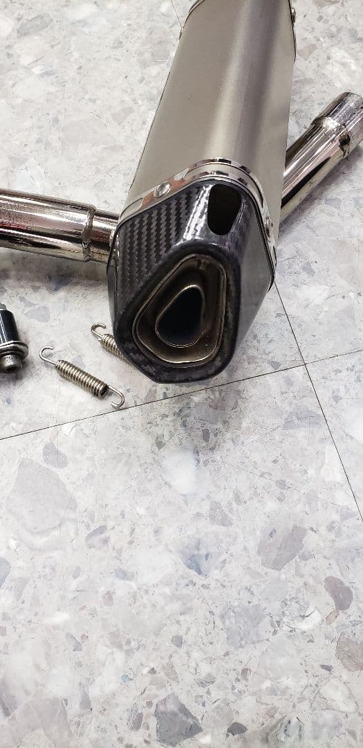 カワサキDトラッカー250キャブ車用弾丸マフラーdトラッカー バイク用