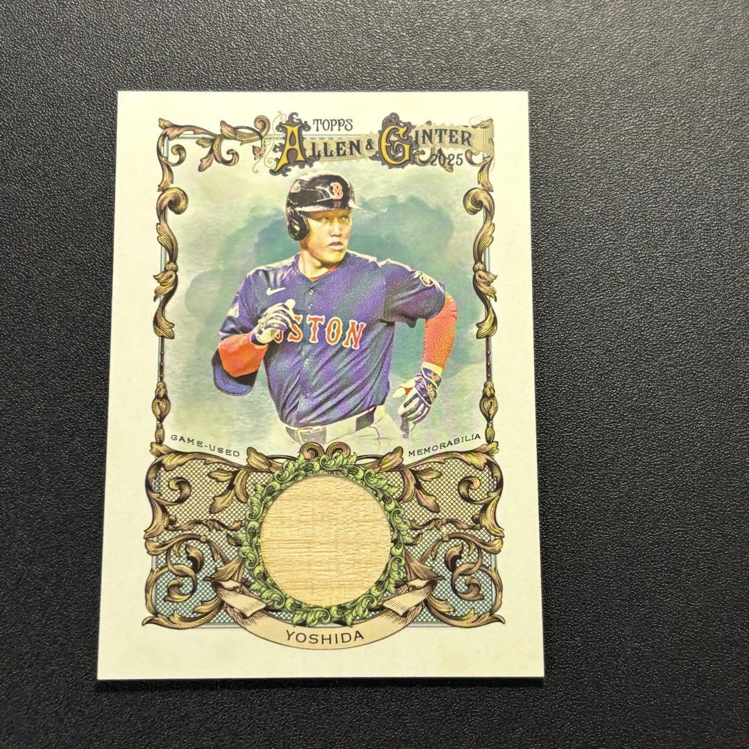 吉田正尚 2025 Topps Allen Ginter バット レリック - メルカリ