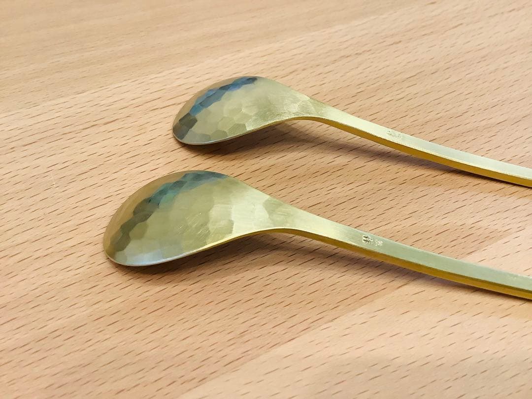 鍛金工房WESTSIDE33 寺地茂 作 真鍮 フォーク・スプーン6点 - メルカリ