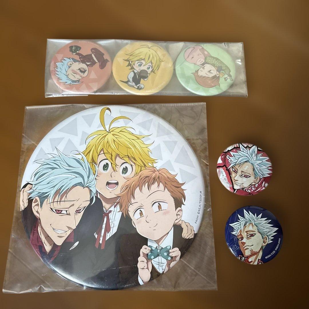 七つの大罪 キャラクター缶バッジ - メルカリ