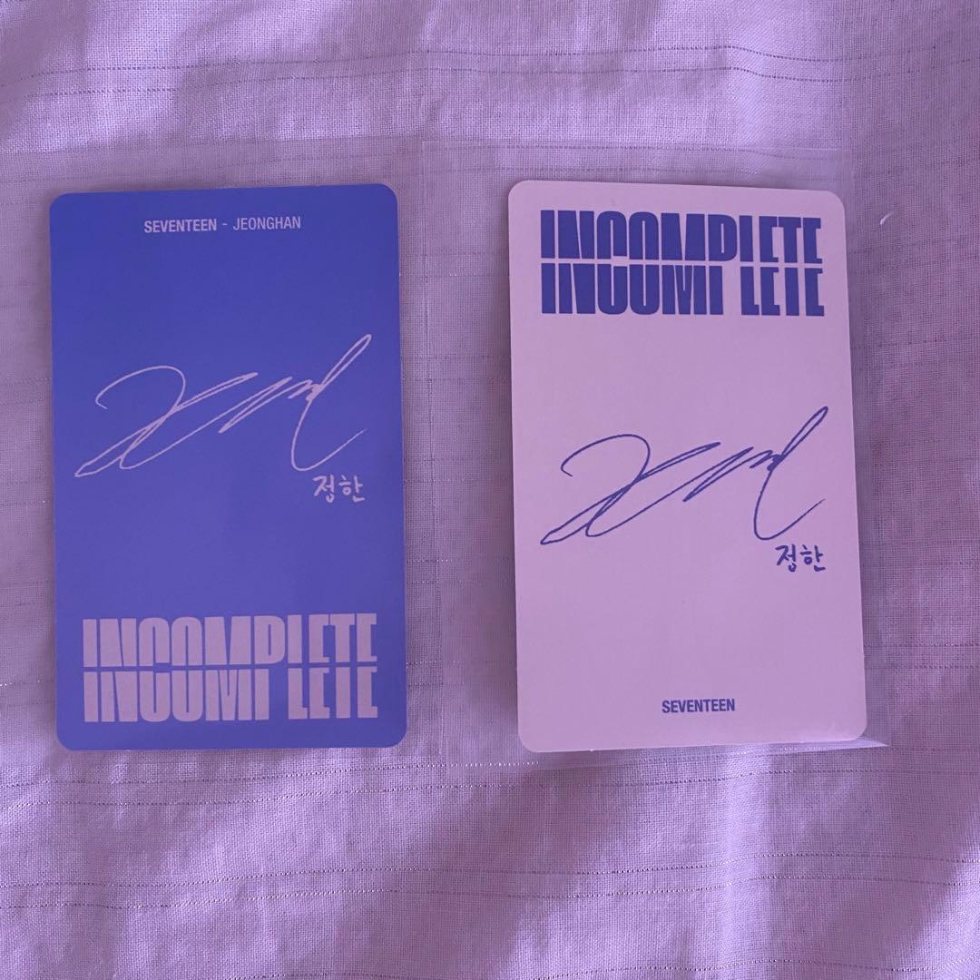 SEVENTEEN incomplete DVD ジョンハン トレカ セブチ - メルカリ