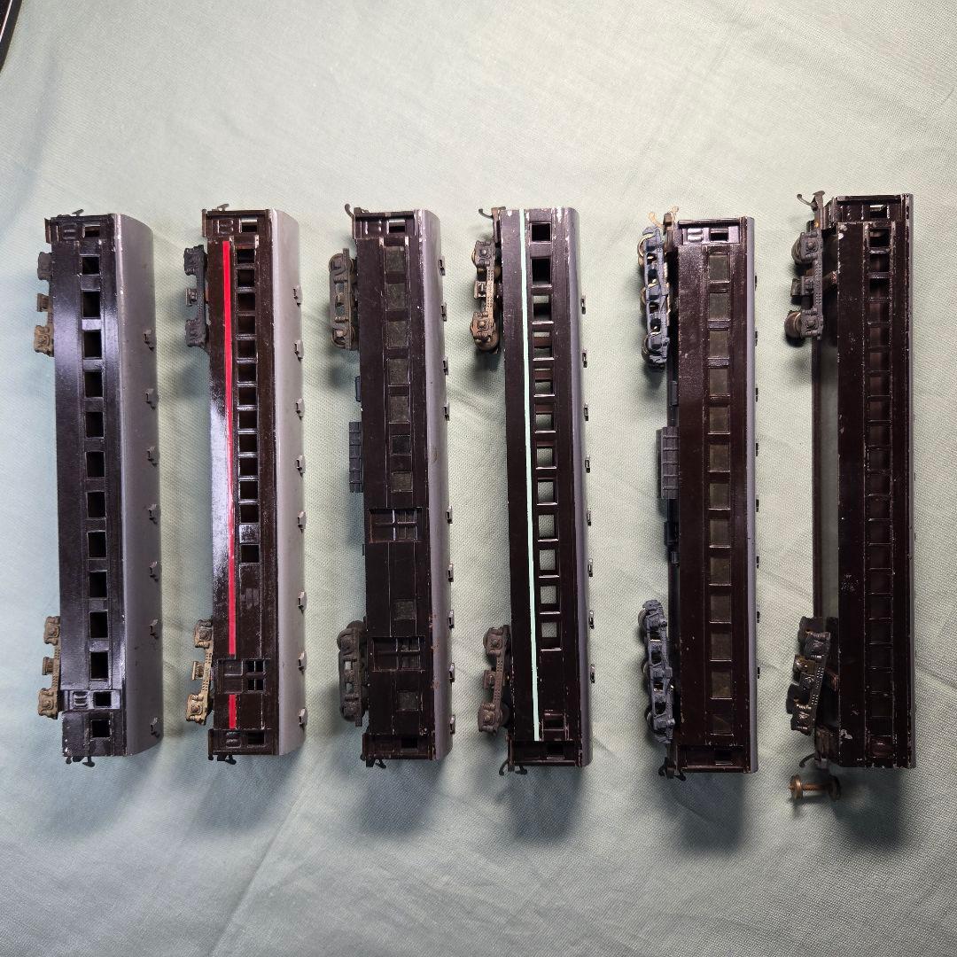 HO金属製客車6両(Aセット)。ジャンク品。の通販はau PAY マーケット