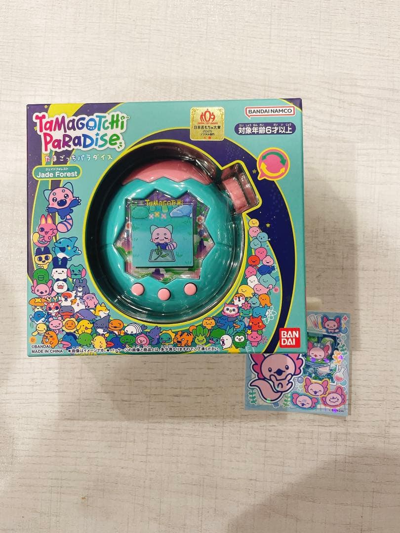 新品未開封　たまごっちパラダイス ジェイドフォレスト たまごっち パラダイス ジェイドフォレスト 森 緑 新品 青 水色 Jade