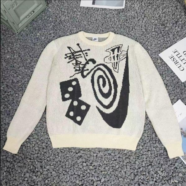 Stussy x Nike Icon Knit Sweater Natural- - メルカリ