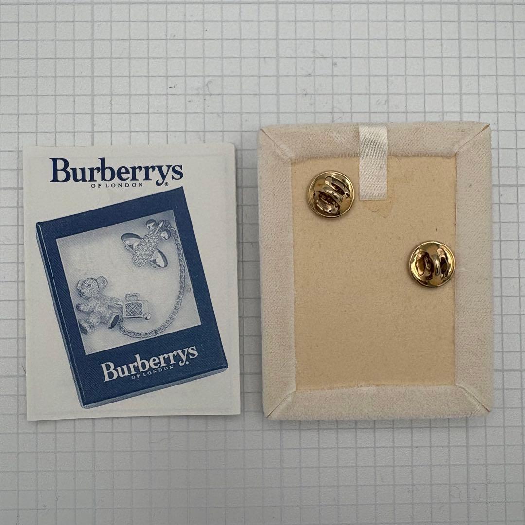 ヴィンテージ】Burberrys テディベア チャーム付き ブローチ ゴールド