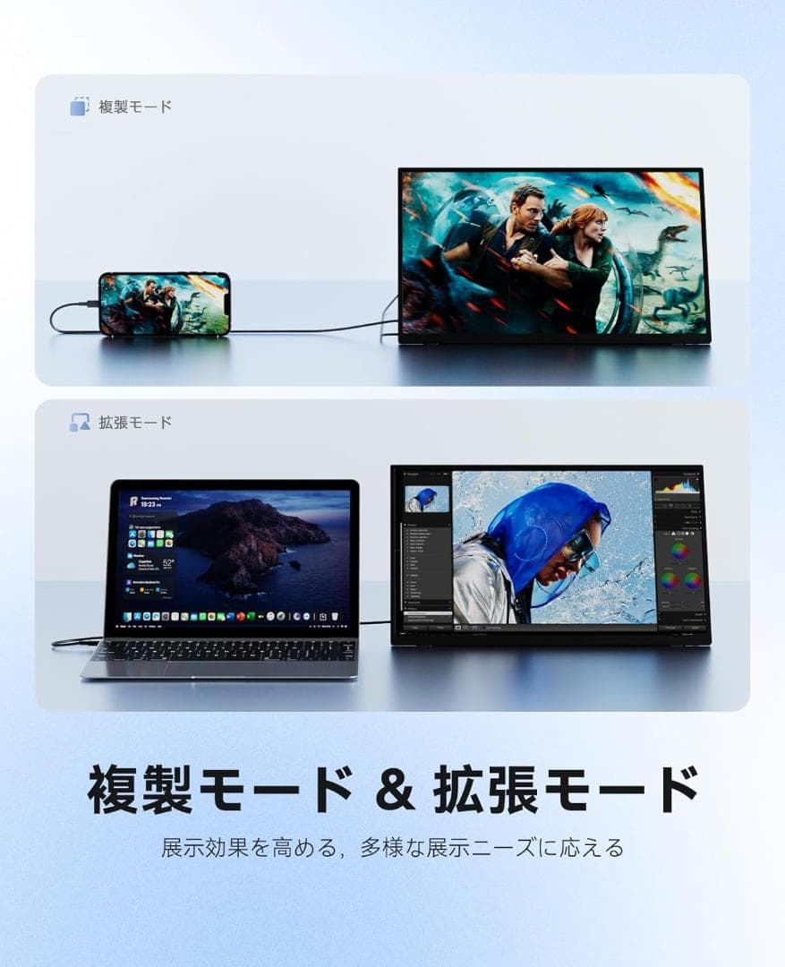 UWHポータブルディスプレイ 18.5インチ 未使用近い - メルカリ