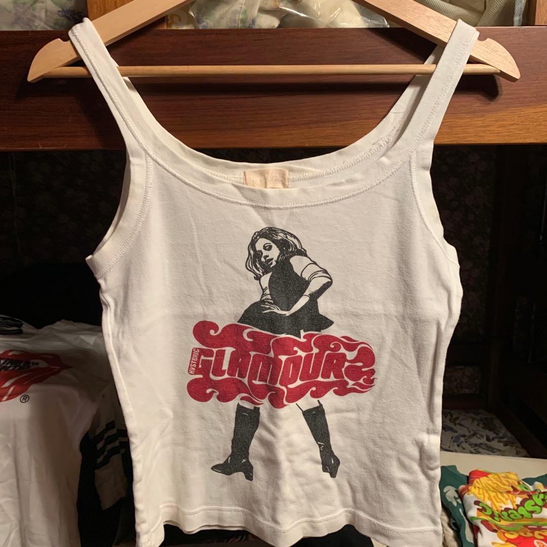 ヒステリックグラマーキャミソール ホワイトビクセンガール 中古・古着通販】Hysteric Glamour (ヒステリックグラマー) VIXEN GIRL