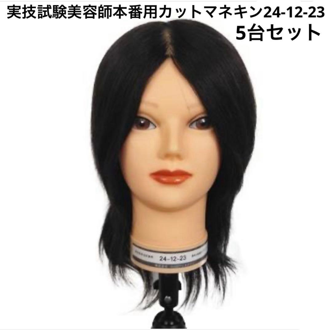実技試験美容師本番用カットマネキン24-12-23 5台セット - メルカリ