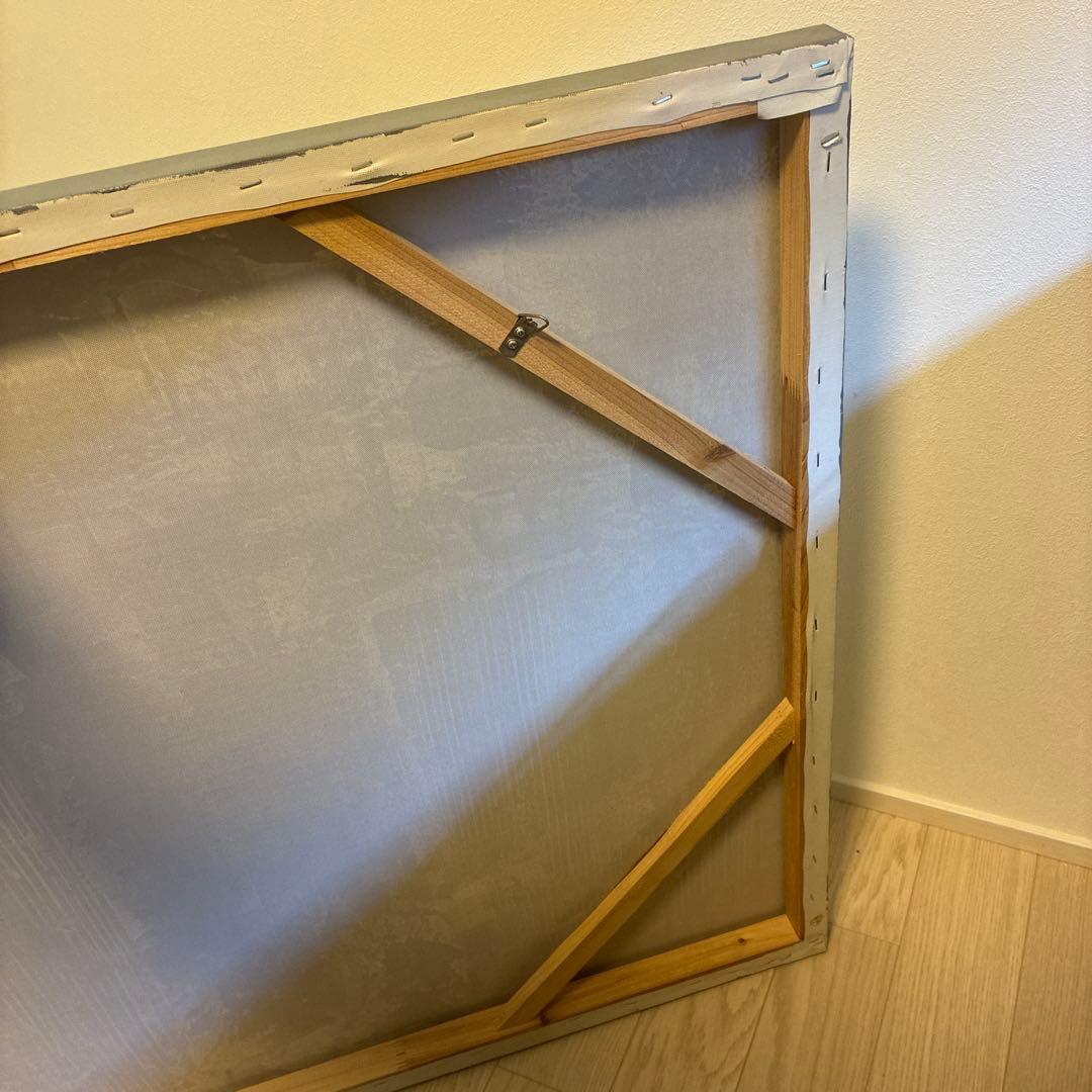 値引き不可】BoConcept 抽象油彩画 デンマーク人画家 縦80×横100