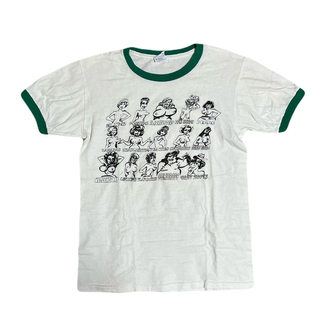 90s エロtシャツ あいみょん着用 リンガーt - メルカリ