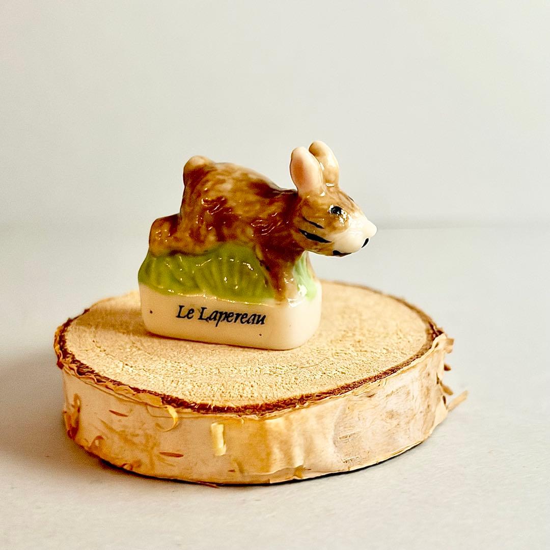 ウサギのフェーブ フェーヴ 陶器 置物 ミニチュア フランス製 - メルカリ
