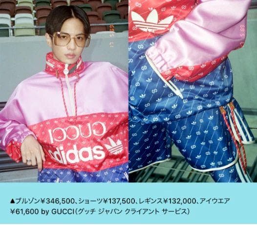 新品 GUCCI×adidas グッチ×アディダス フードインジャケット 48 - メルカリ