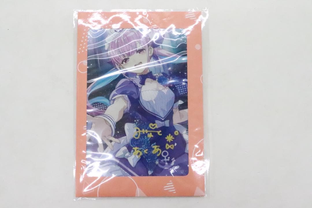 湊あくあ 直筆サイン入り ポストカード 32-MY0222-07M - メルカリ