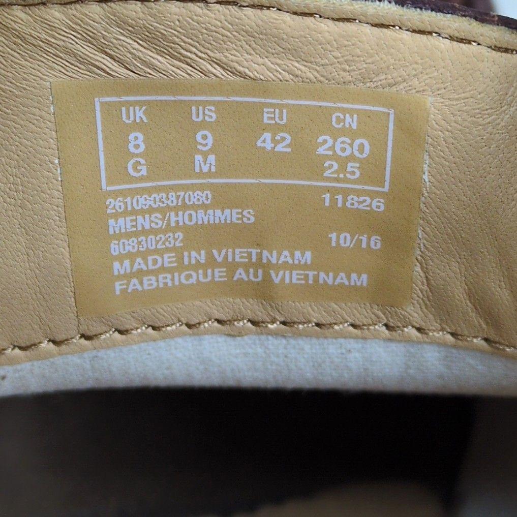 クラークス 26.0cm レザー ワラビー ナタリー ブラウン S480