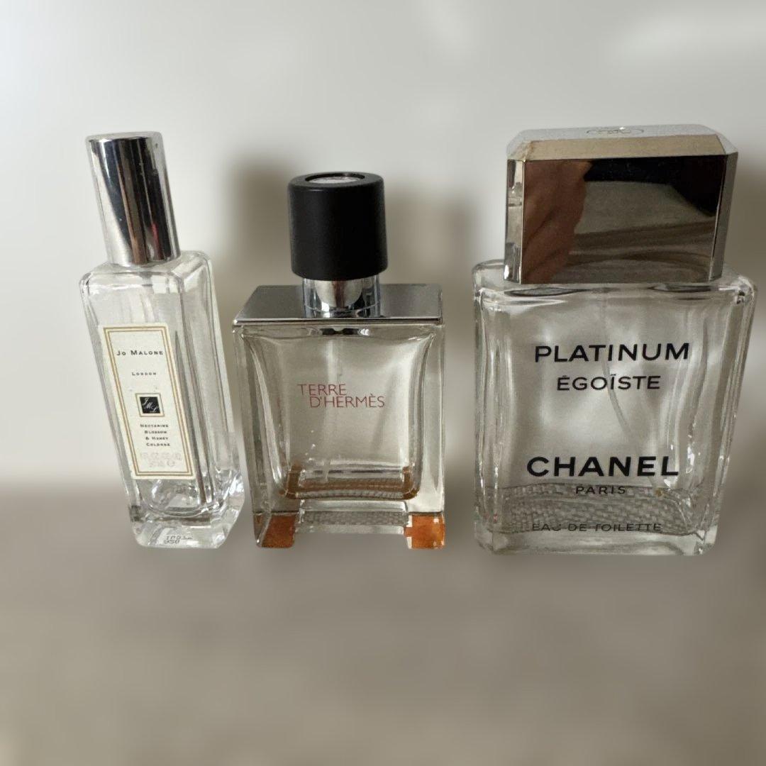 香水瓶 空瓶3本セット エルメス シャネル ジョーマローン - メルカリ