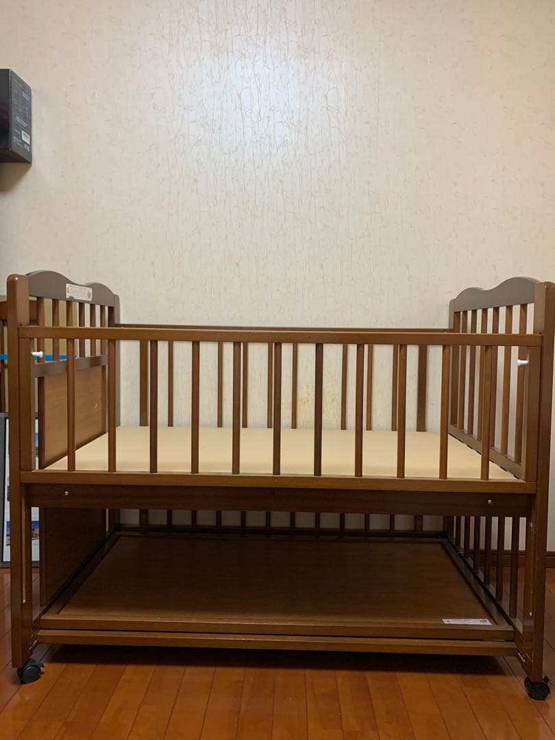 日本製 ベビーベッド サークル 収納棚 キンタロー - メルカリ