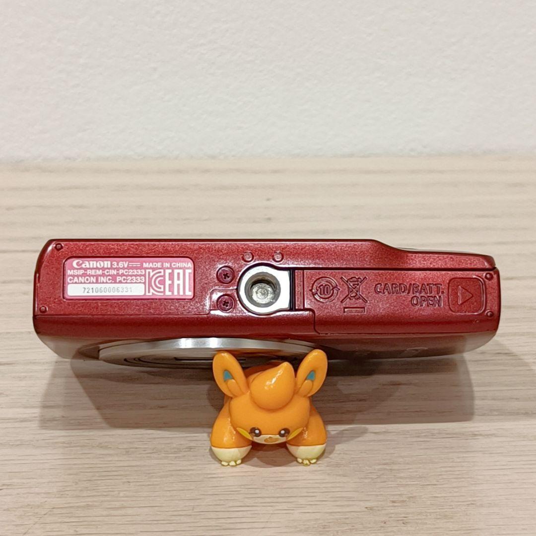 動作確認済 Canon キャノン IXY200 レッド デジカメ 充電器