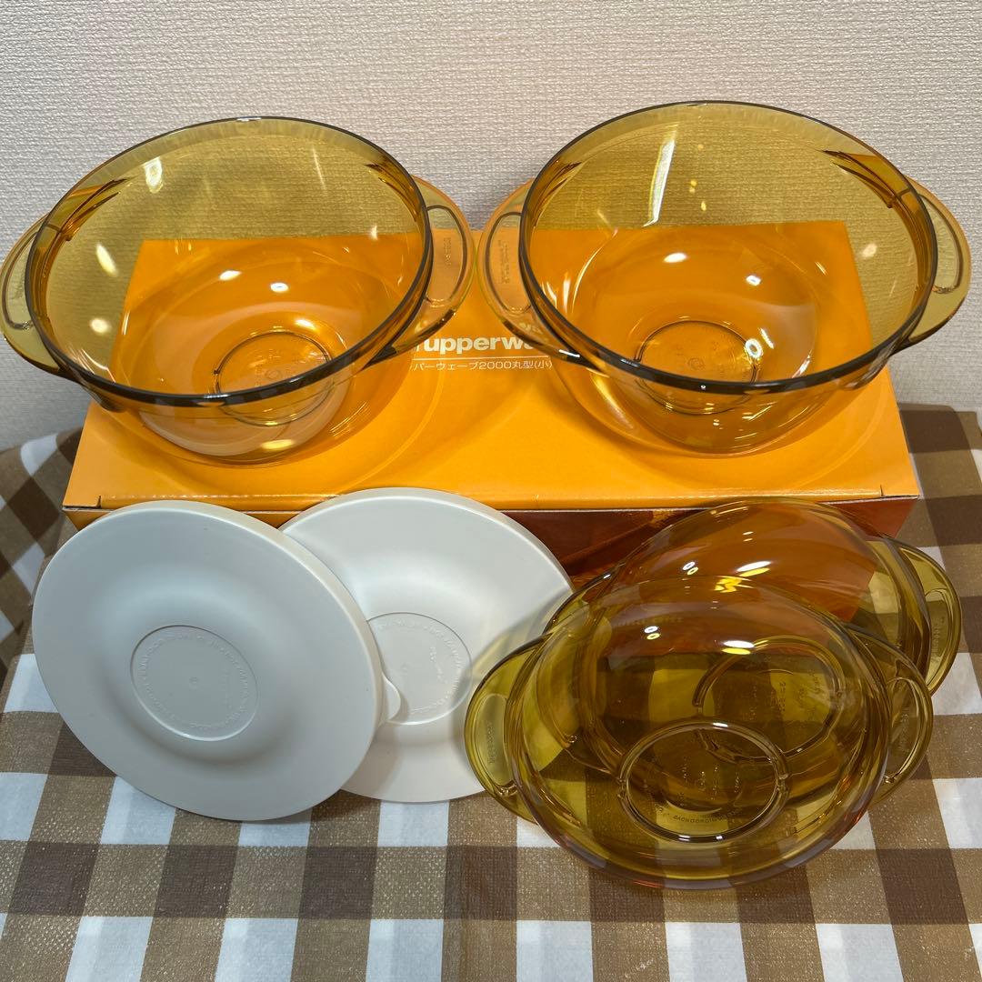 タッパーウェア タッパーウェーブ2000丸型（小）ギフト - メルカリ