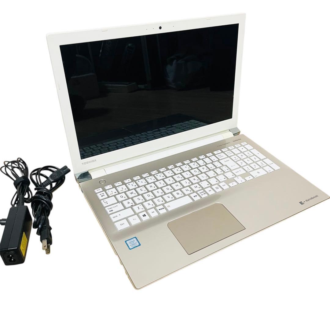 m*7様 【美品】 TOSHIBA ノートPC ダイナブックPT65GGP-RE dynabook（ダイナブック） ノートパソコン Office付き 新品 同様 東芝