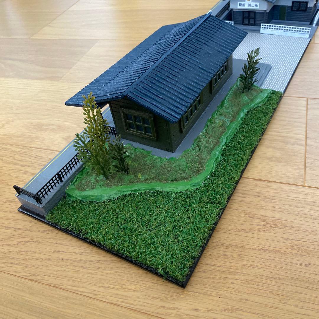 HOゲージ ローカル駅と駅前ジオラマセット - メルカリ