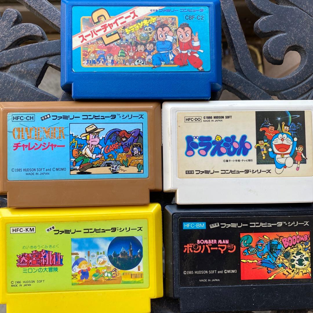 ファミコンカセット人気アクション5選♪（5本セット）スーパー