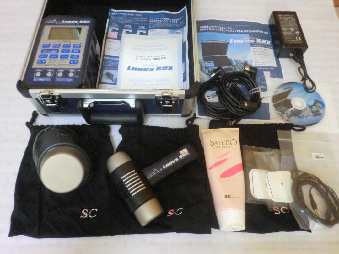 ルーガスSDX総合美容器□超音波/低中周波ホットクール☆ベセム