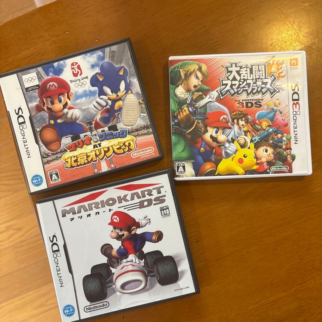 任天堂DS】マリオカート&スマブラ&マリオソニックオリンピック - メルカリ