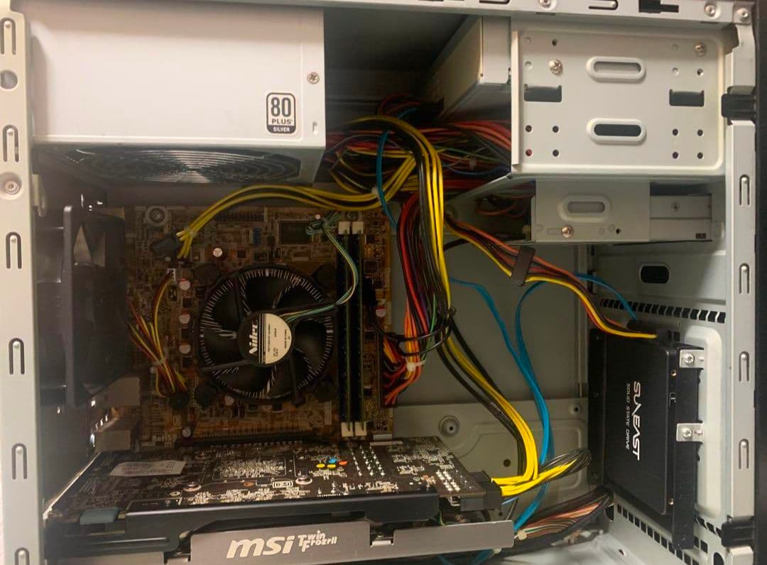 デスクトップPC 黒 タワー型 DVDドライブ デスクトップPC 黒 タワー型