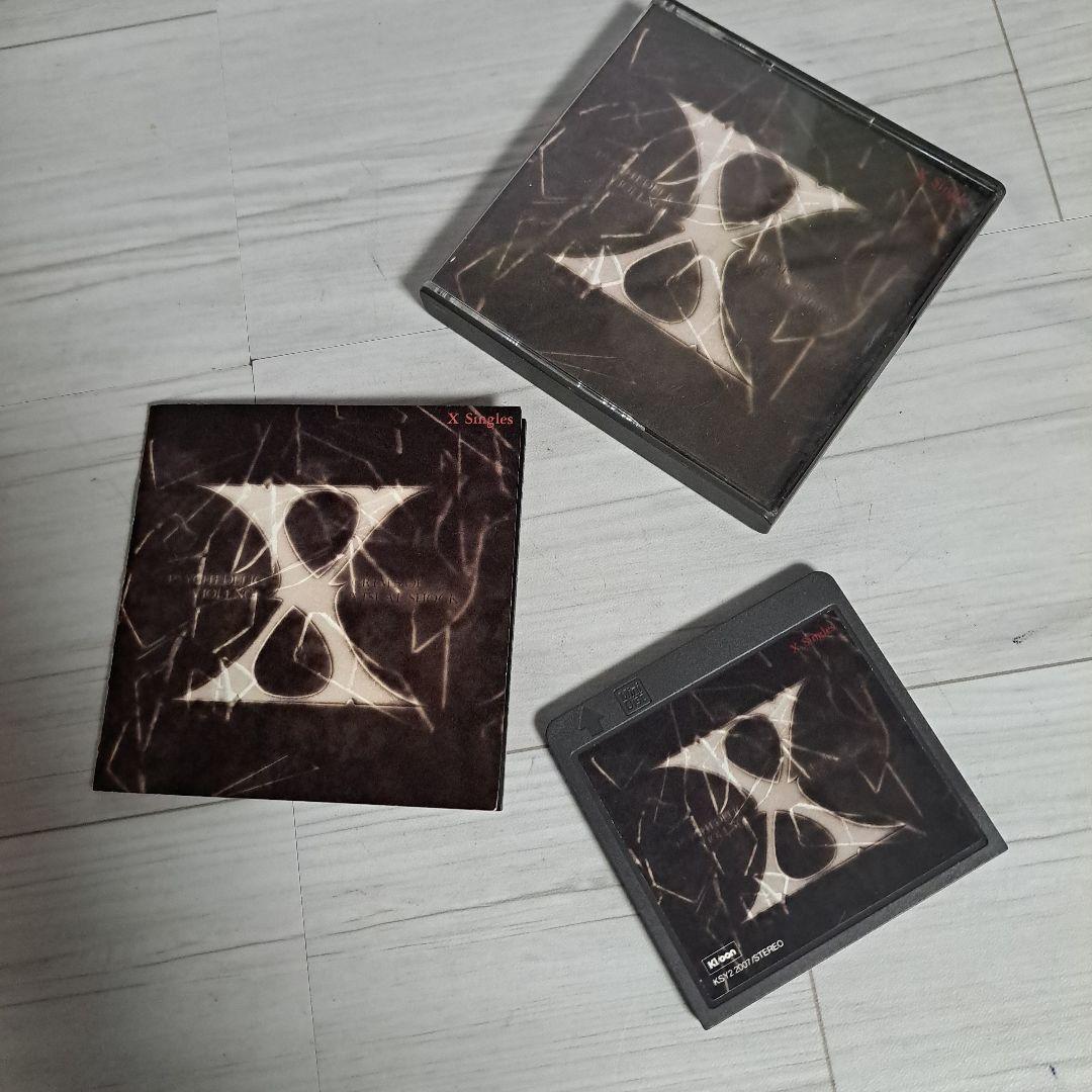 希少　X JAPAN 　MD　X　シングルズ