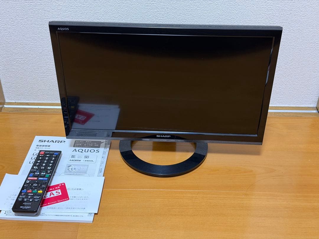 SHARP 液晶カラーテレビ AQUOS LC-19K30 19型 小型 LC-19K30-B 液晶テレビ AQUOS(アクオス) ブラック系 [19V型