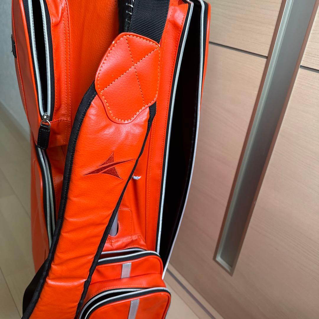 値下げ アクセル AXEL キャディバッグ オレンジ - メルカリ