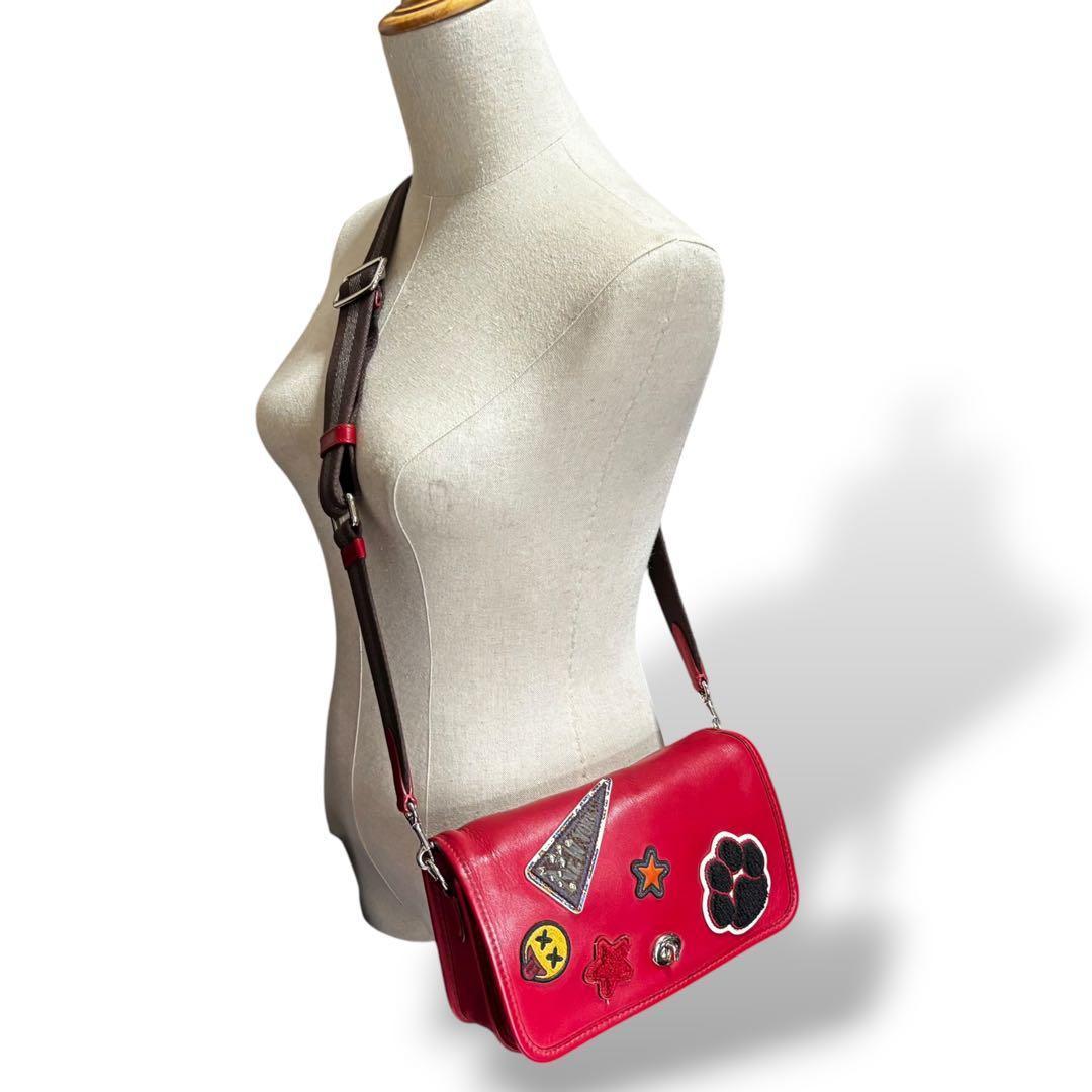 美品】コーチ ウィズ ペニー ショルダーバッグ カメラバッグ クロス